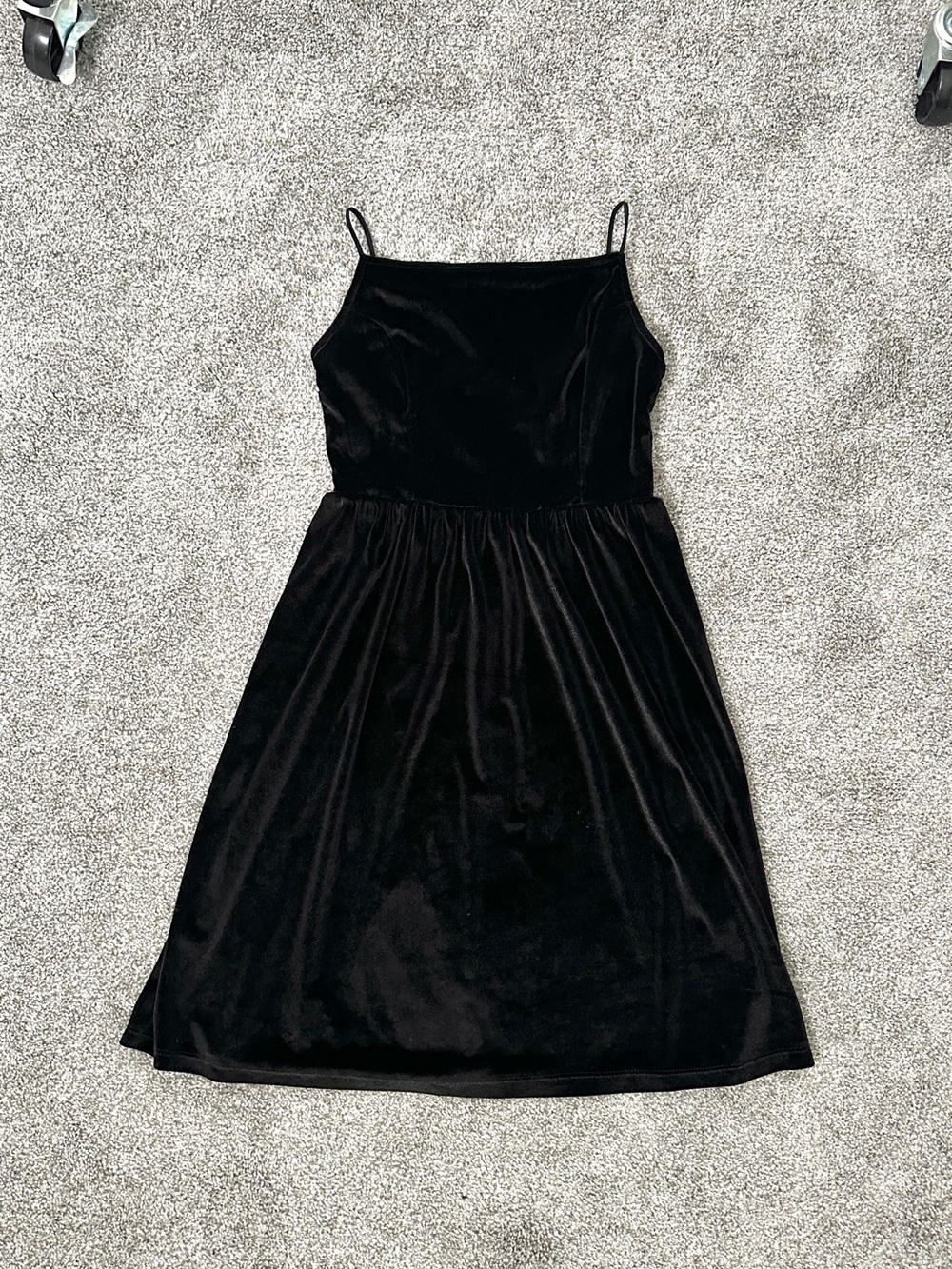 Workhall Black Velvet Mini Dress Open Back Sz S Edmonton Made Party Going Out